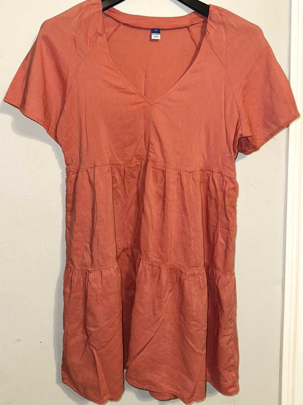 Old Navy Coral Short Sleeve Dress